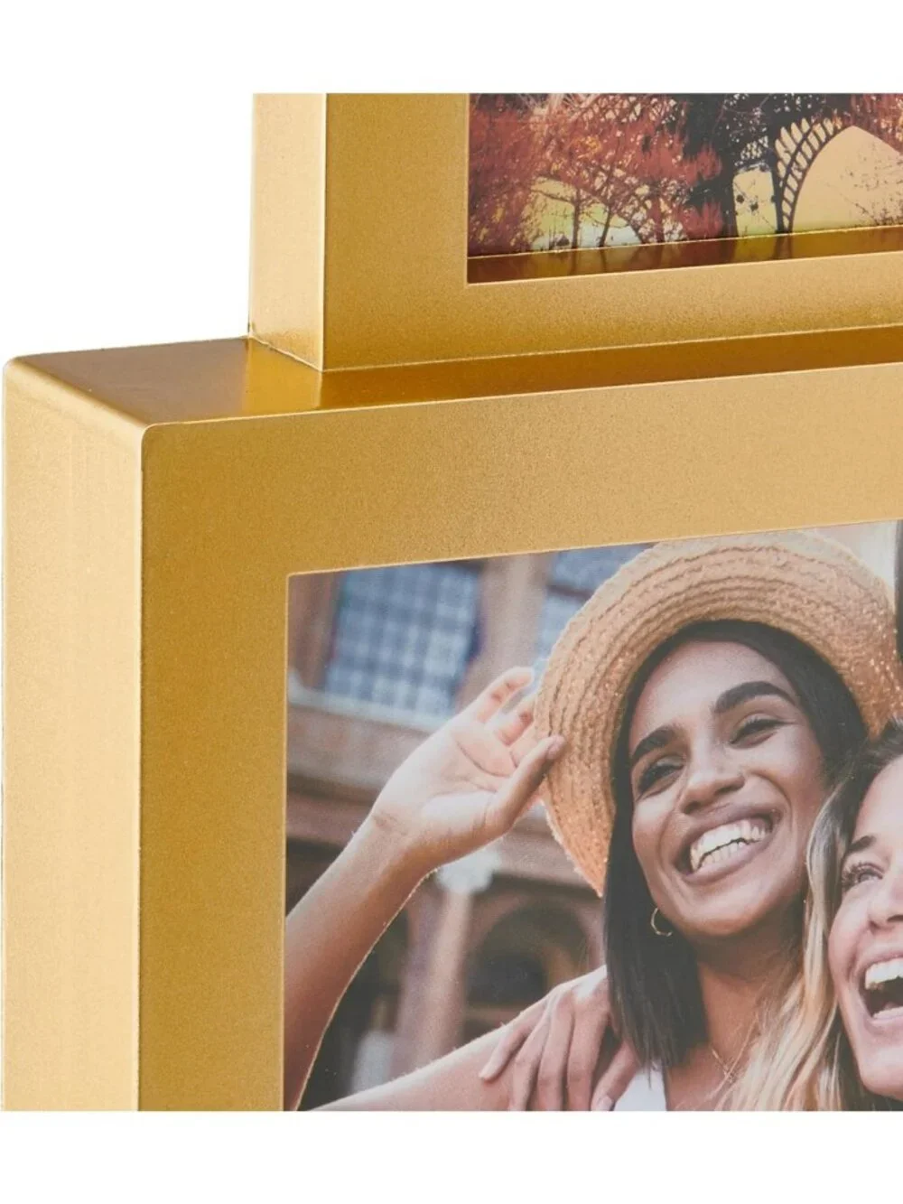 Gold Collage Picture Frame for Wall - 12-Opening Photo Display, Holds 4x6 & 6x4